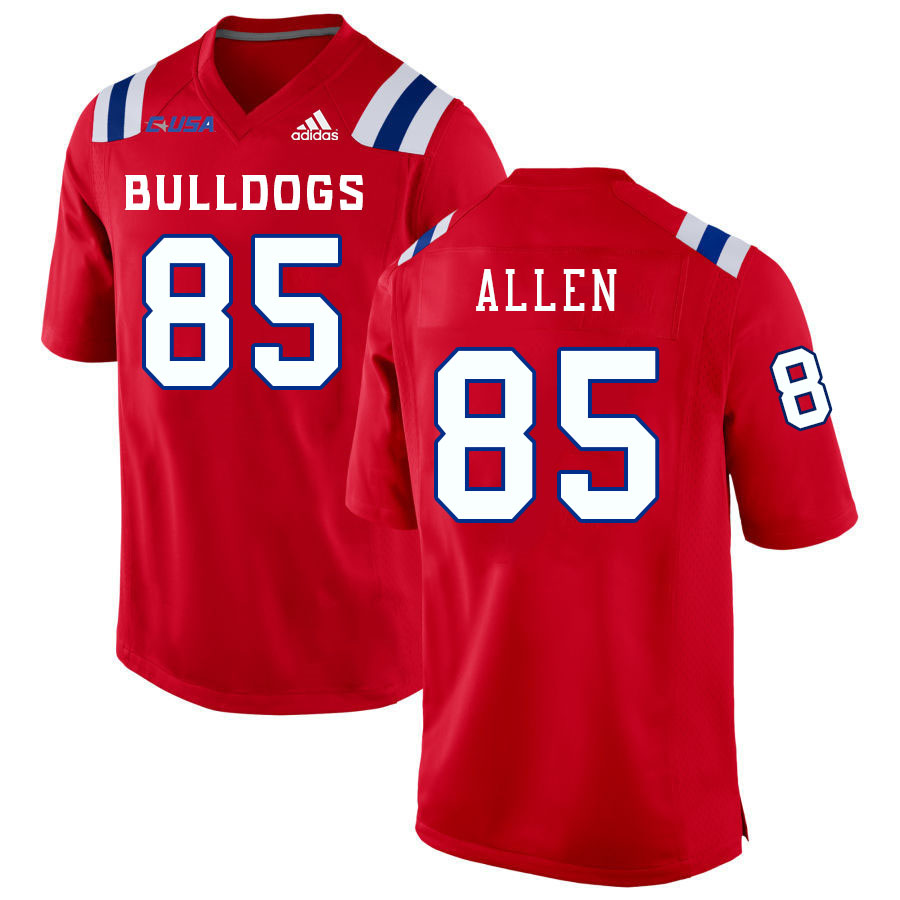 Men-Youth #85 Cyrus Allen Louisiana Tech Bulldogs 2023 College Football Jerseys Stitched-Red